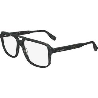 Karl Lagerfeld Mand KL6156 023 Optiske stel Acetat Grå Pilot Normal Normal - Grå