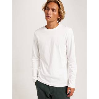 Bread and Boxers Long Sleeve Regular T-Shirt - White - Small