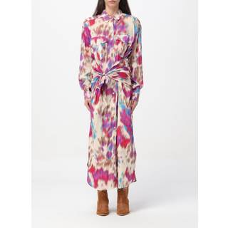 Marant Etoile Nesly printed cotton shirt dress - multicoloured - XXS