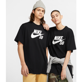 Nike SB-skater-T-shirt med logo - sort
