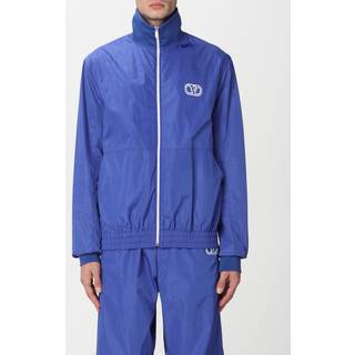 VALENTINO NYLON ZIP UP SWEATSHIRT Size: 48, colour: BLUE