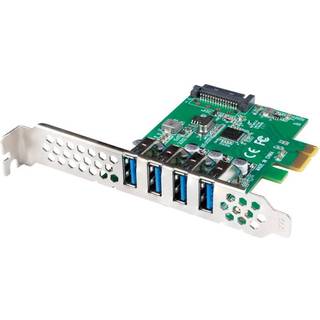 Lanberg 4x USB 3.1 Card PCI Express Gen1