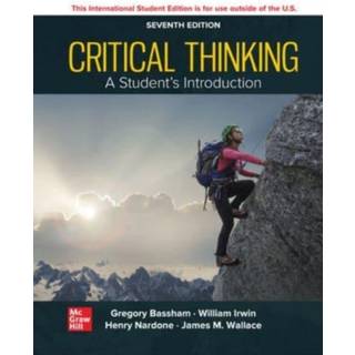 Critical Thinking: A Students Introduction ISE