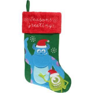 Ruz Monsters Inc. 20 """" Applique julestrømpe Gaveindehaver til strømpe stuffere indendørs boligindretning og ferieindretning