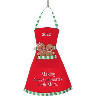 Hallmark keepsake julepynt 2022 ?r-dateret minder med mor bage forkl?de stof