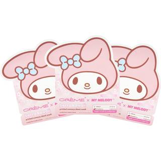 CRME -butikken My Melody Berry Kawaii Trykt Essence Sheet Mask (Sæt med 3) - $ 12 Værdi