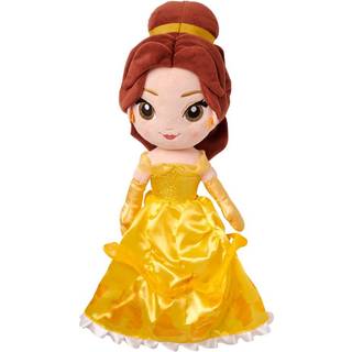 Disney Store Official Princess Plush Doll (Belle From Beauty and the Beast) Medium 14 tommer prinsesse dukker med broderede funktioner plys leget
