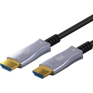 Goobay AOC fiberoptisk HDMI 2.1 -kabel til 8k @ 60Hz/ 4 @ 120 Hz - 70m