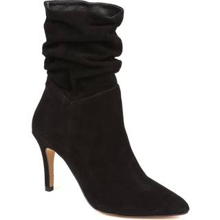 Jones Bootmaker Jones Bootmaker Black Luisa Leather Stiletto Heels Boots