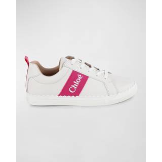 Chloé Logo Sneakere Naturhvid 29 EU  Creme  29 EU  kvinde