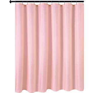 Biscaynebay Hotel Quality Fabric Broes Gardin Liners 72 tommer med 72 tommer lyserød vandafvisende badeværelsesgardiner Rust Resistent Gromets &
