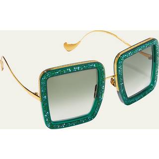 Anna-Karin Karlsson BEAMING SKY Emerald 52 Solbriller Kvinder Grøn - Emerald Gold with Swarovski Crystals - 52mm