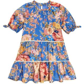 Zimmermann Kids August floral cotton dress - multicoloured - Y 4