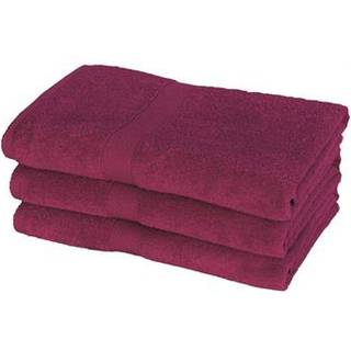 Badehåndklæde - 70x140 cm - Diamant - Aubergine - 100% Bomuld - Bløde bade håndklæder fra Egeria