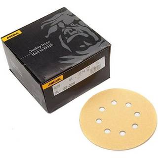 Mirka 23-320-220 Bulldog Gold 5-tums 8-håls PSA Vakuumskiva 220 korn