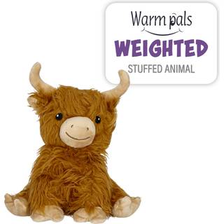 1i4 Group Warm Pals - Highland Cow - Cosy Lavendel Duftende plys legetøj - udstoppet dyr - Køle Bedtime Comfort Plushie