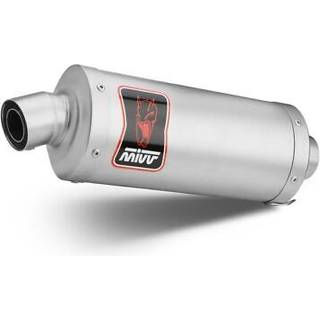 MIVV Dakar Udstødningssystem Med Eg-Be Rustfrit Stål / Rustfrit Stål Sort