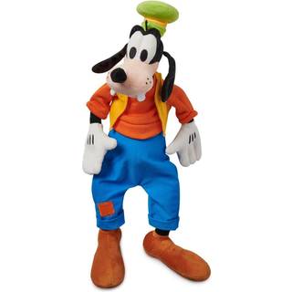 Disney Store Official Goofy Medium Soft Toy For Kids Cuddly Character med fuzzy struktur og broderede detaljer lappede bukser og følte tænder ukl