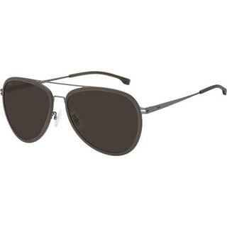 BOSS Boss 1466/F/SK Asian Fit R80/70 61 Solbriller Mænd Brun - Matte Brown - 61mm