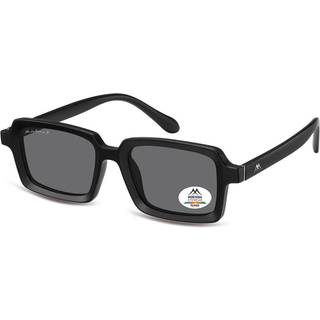 Montana Briller MP57 Polarized MP57 51 Solbriller Mænd Black - Matte Black - 51mm
