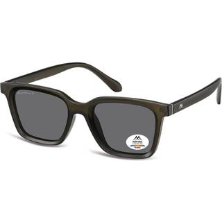 Montana Briller MP58 Polarized MP58E 52 Solbriller Mænd Grå - Matte Grey - 52mm