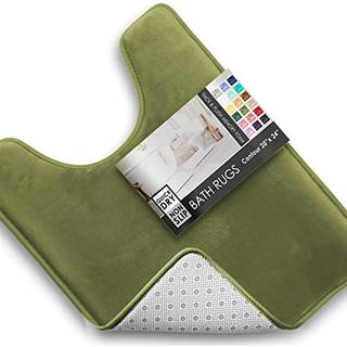 Clara Clark badev?relse t?pper fl?jl hukommelse skum badem?tm?t skridsikre maskine vaskbare bad t?pper - t?rrer hurtigt ultra bl?dt plys badem?tt