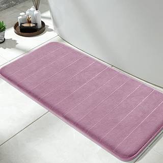 Yimobra hukommelsesskum bademåt stor størrelse 44 x 24 tommer blød og behagelig super vandabsorption ikke-glidende tyk maskine vask lettere at tø