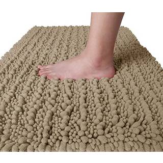 Yimobra Bath Rug Mat 32 x 20 Blød lurvet chenille badeværelse tæpper stor størrelse superabsorberende og tyk skridsikre maskine vaskbare badevære