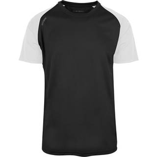 Blue Rebel 0113 dragon kontrast / T-shirt Sort/Hvid XS