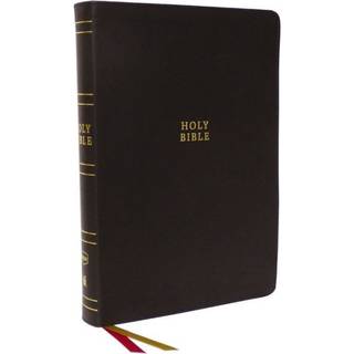 NKJV Holy Bible, Super Giant Print Reference Bible, Brown Bonded Leather, 43,000 Cross References, Red Letter, Thumb Indexed, Comfort Print: New King James Version