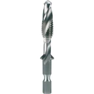 Kombitap HSS 1/4"bit-skaft M3 lang