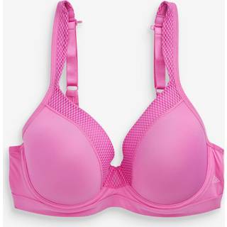 Next Bright Pink Active Sports High Impact Dry Tech Full Cup Wired B-G Bra