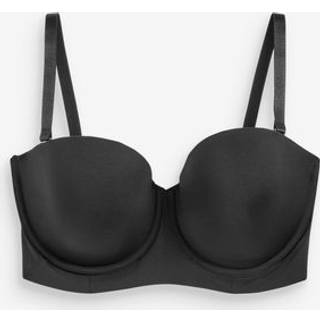 Next Black Light Pad Smoothing Longline Low Back Strapless Bra A-E