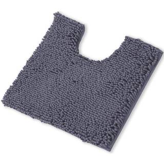 Luxurux Bath Mat U-formet kontureret tæppe til omkring toilet Super Absorberent Shaggy Bath Rug. Maskinvask og tør
