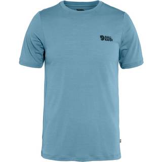 Fjällräven Abisko Wool Logo SS Men-dawn blue-2XL