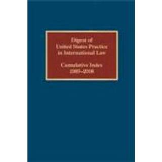 Digest of United States Practice in International Law, Cumulative Index 1989-2008