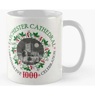 Krus 11 oz TATCHESTER CATHEDRAL (The Box of Delights) Keramisk kaffekrus – sjov jubilæumsgave og julegave
