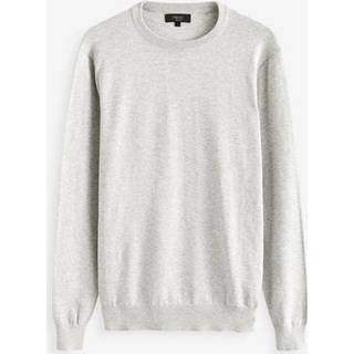 Next Grey Regular Pure 100% Cotton Jumper
