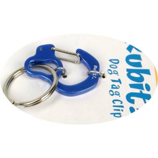 Rubit Medium Curve Aluminium Dog Tag Clip - Bl?