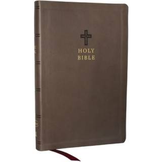 NKJV Holy Bible, Value Ultra Thinline, Charcoal Leathersoft, Red Letter, Comfort Print
