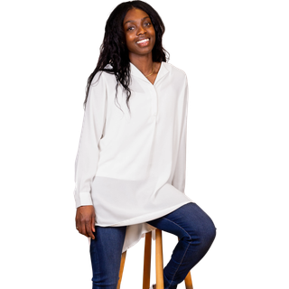Steenholt Clara Dame Kjole - Bright White - M