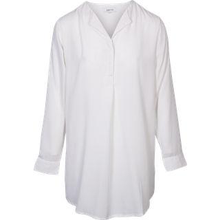 Steenholt Clara Dame Kjole Plus Size - Bright White - 50