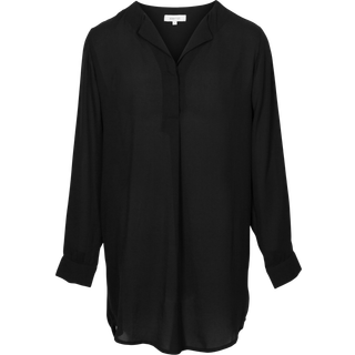 Steenholt Clara Dame Kjole Plus Size - Jet Black - 48