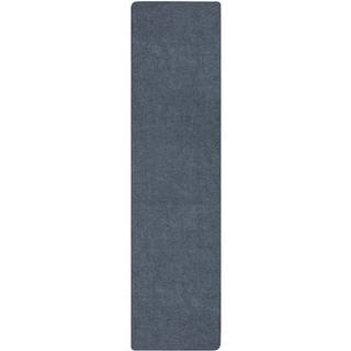 Ottomanson Solid Design Nej-glidningsgumberback 2x15 Indoor/Outdoor Runner Rug til Hallway Kitchen Living Room Garage Patio 2 'X 15' Gray