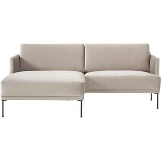 Lille hjørnesofa Fluente i velour