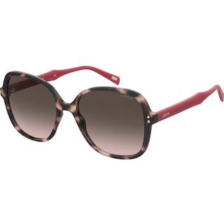 Levi&#39;s LV 5015/S HT8/HA 57 Solbriller Kvinder Tortoiseshell - Pink Tortoise - 57mm
