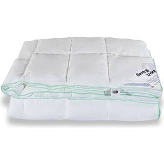 Bambus sommer dyne 200x220 cm - Dobbelt sommerdyne med ekstra blød bambus og dunfiber - Borg Living