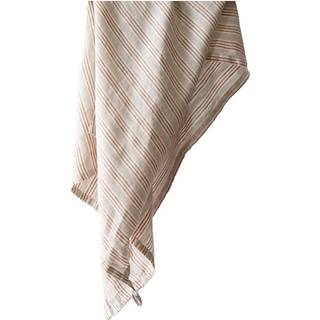 Viskestykke i hør 50x70 cm, hazelnutstripe