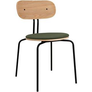 Umage Curious spisebordsstol - Sort stel / Racing Green