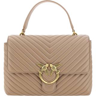 Pinko Love Lady Puff Big Håndtaske lysebrunt